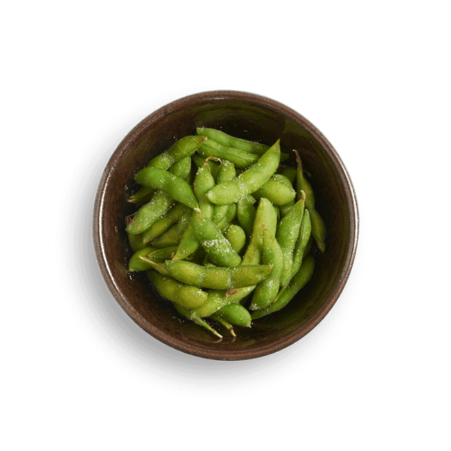 edamame with salt