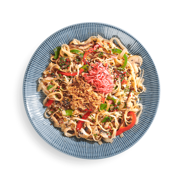 yasai yaki soba | rice noodles