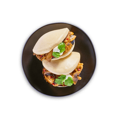 oyster + shiitake mushrooms