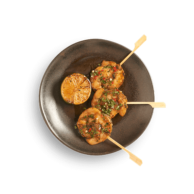 lollipop prawn kushiyaki