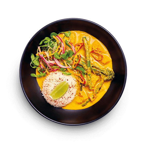 roasted butternut squash coconut kare (vg)