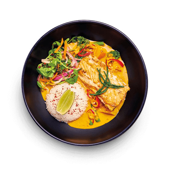 succulent hoki coconut kare