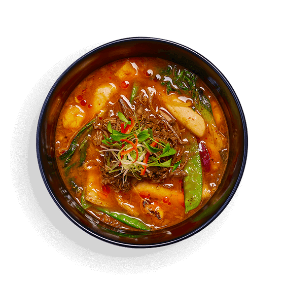 teriyaki beef brisket hot pot