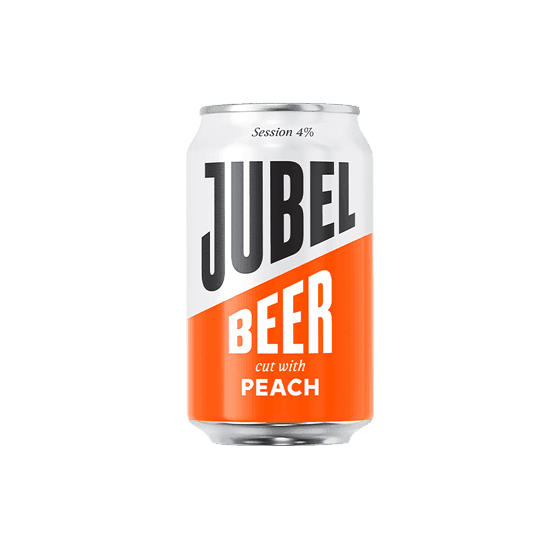 jubel peach lager