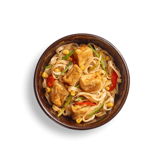 mini yasai yaki soba | rice noodles