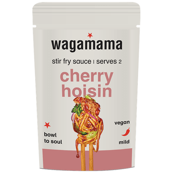 a pack of wagamama cherry hoisin stir fry sauce