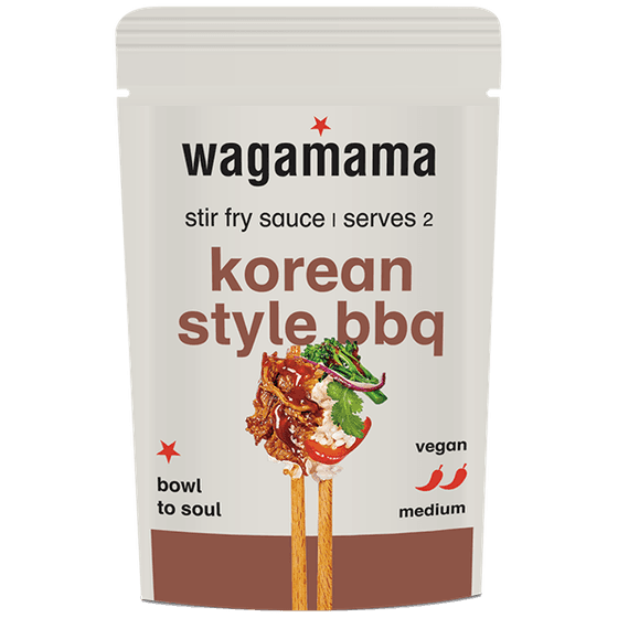 a pack of wagamama korean style bbq stir fry sauce